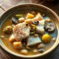 Stoofpotje van wijting met een herfsttintje