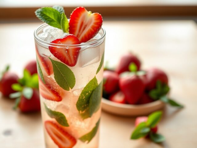 Strawberry mojito