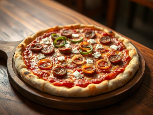 Sucuk pizza