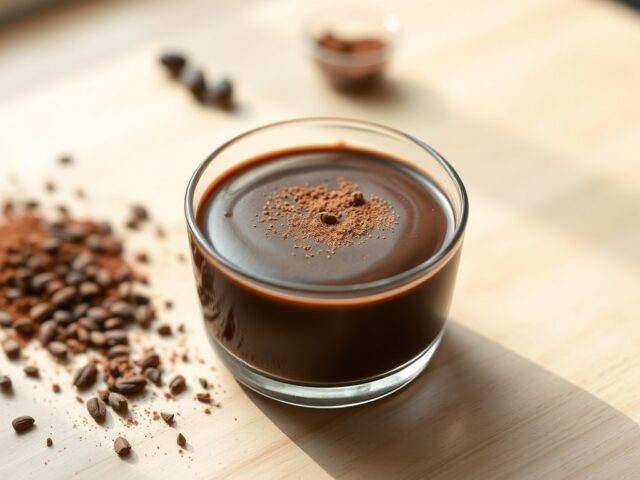Suiker– gluten– zuivelvrije chocoladevla