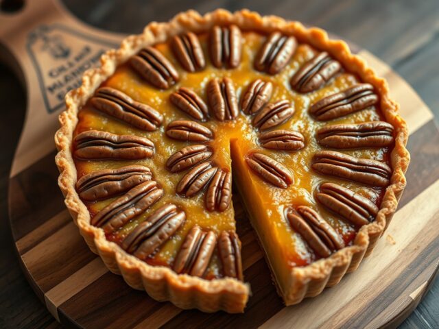 Suikertaart met pecannoten