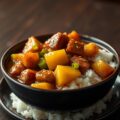 Sweet and Sour van Varkensvlees uit de Slow Cooker