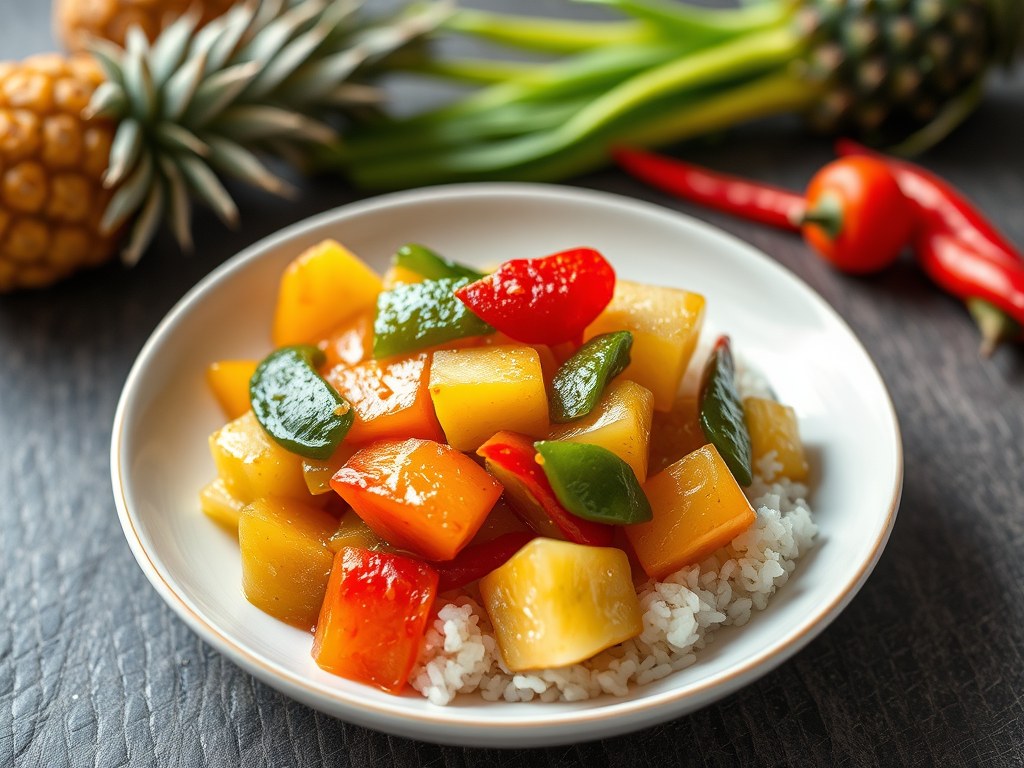 Sweet en sour, AI-gegenereerde illustratie