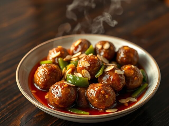 Szechuan gehaktballen