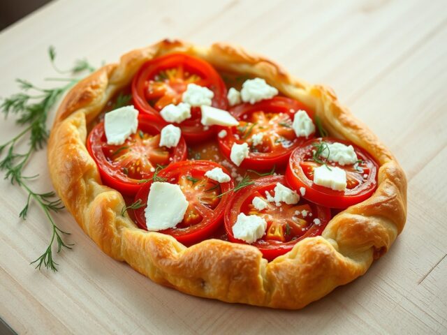 Taart van tomaten