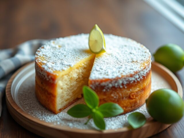 Taartje Limoen (Cake) — AI-gegenereerde illustratie