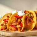 Taco’s met roergebakken varkensvleesreepjes
