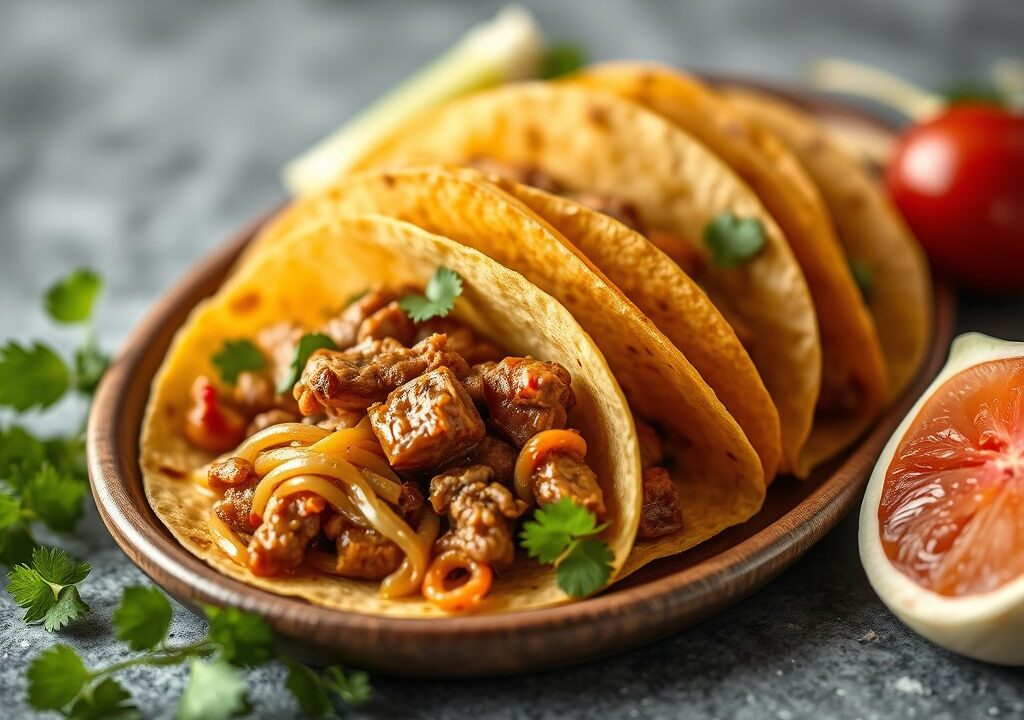 Taco schotel, AI-gegenereerde illustratie