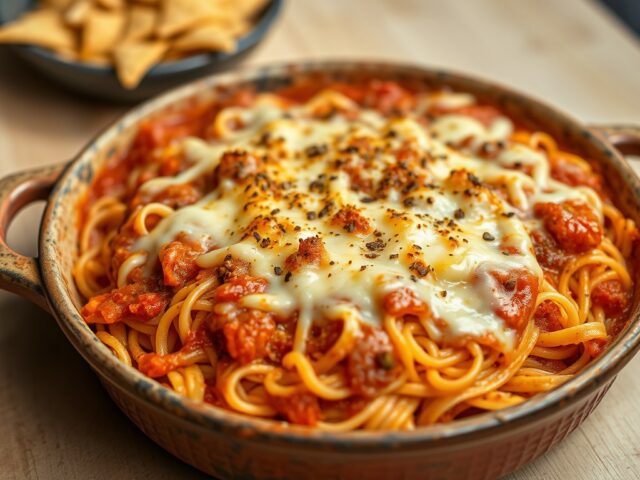 Tacospaghetti Vegetarisch