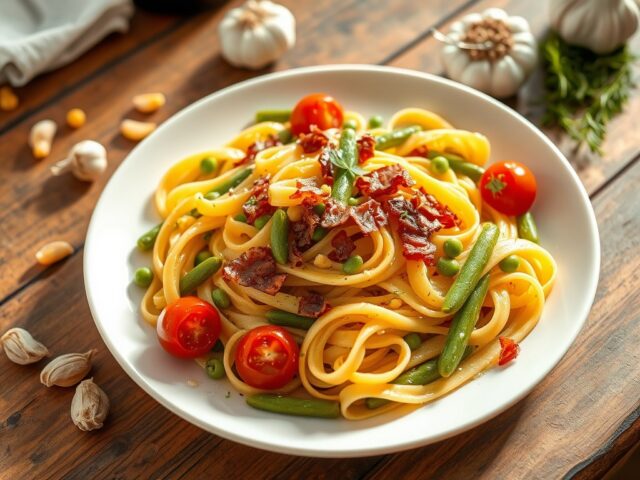 Tagliatella voor Spek en Bonen