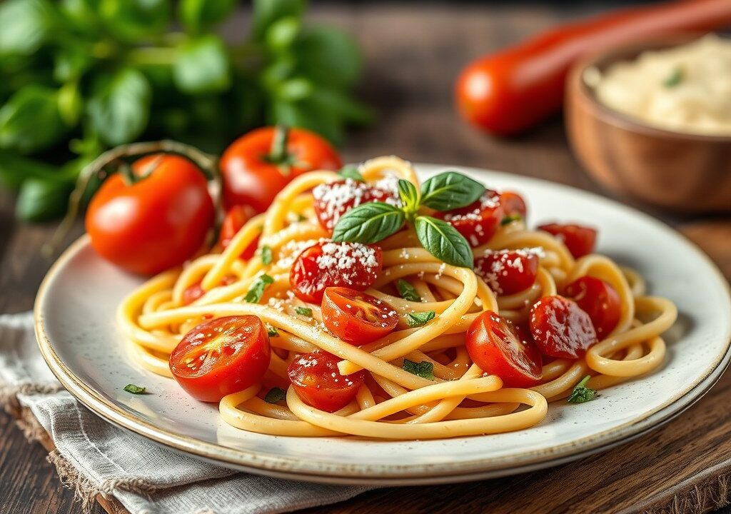 Tagliatelle, AI-gegenereerde illustratie