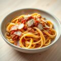 Tagliatelle bolognes met parmaham