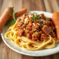 Tagliatelle met bolognesesaus