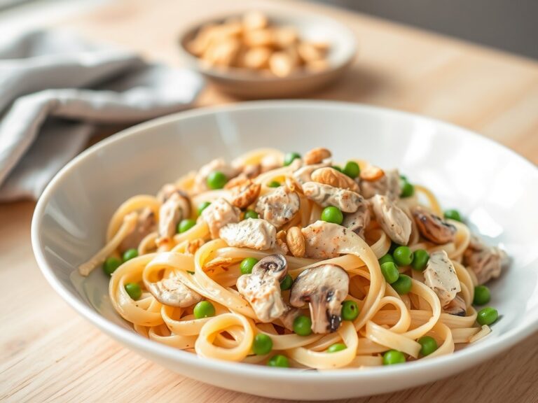 Tagliatelle met kip