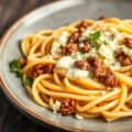 Tagliatelle met noten-kaassaus