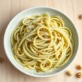 Tagliatelle met Pistache-Room