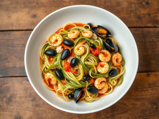 Tagliatelle met zeevruchten