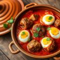 Tajine met kefta en ei