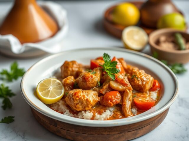 Tajine met kip en limoen (Algerijnse stoofpot)