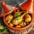 Tajine van kip en spruitjes