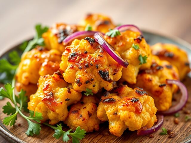 Tandoori speklapjes — AI-gegenereerde illustratie