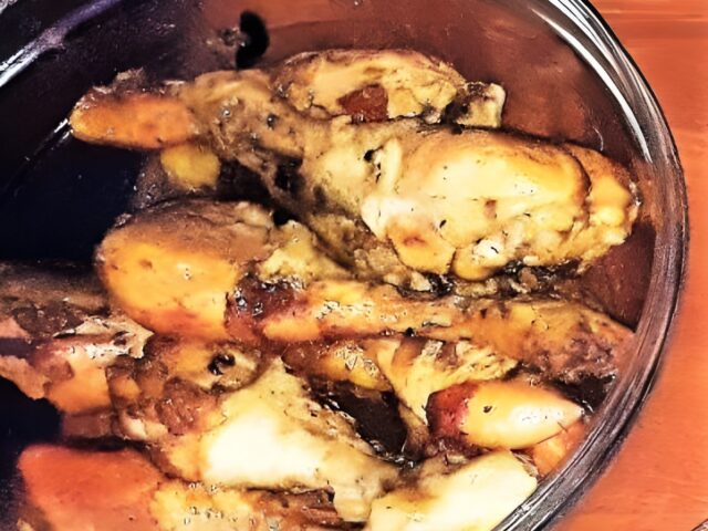 Tapas: Drumsticks met knoflook