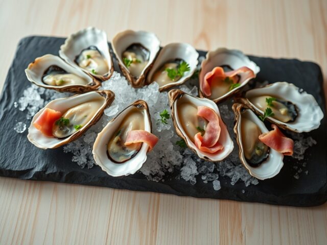 Tapas van zeeuwse oesters