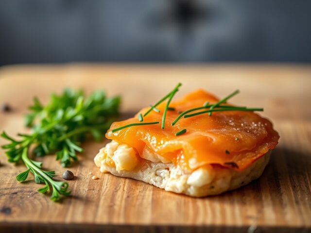Tartaar van zalm zoals in zuid Frankrijk