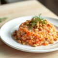 Tartaar van zeewolf en gerookte zalm