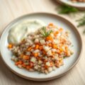 Tartare de hareng á la sauce concombre