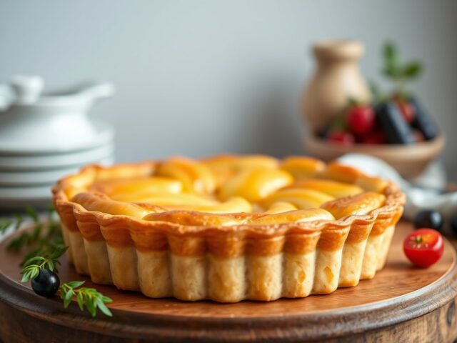 Tarte Normande — AI-gegenereerde illustratie