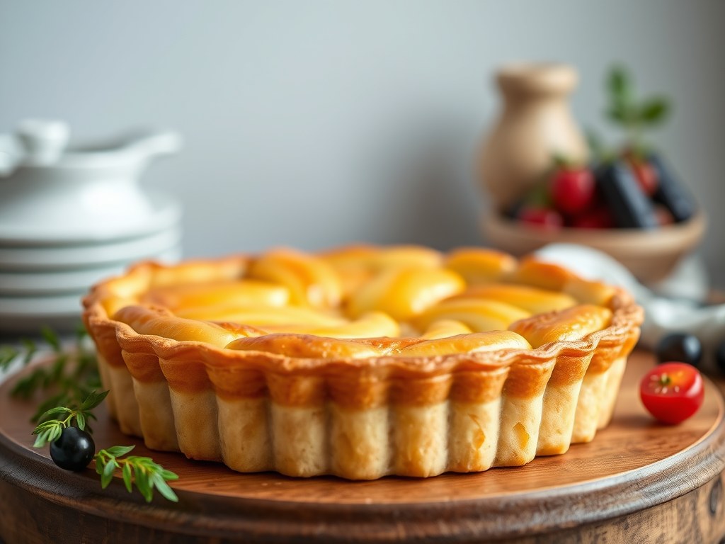 Tarte Normande, AI-gegenereerde illustratie