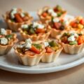 Tartelettes gevuld met groenteragout
