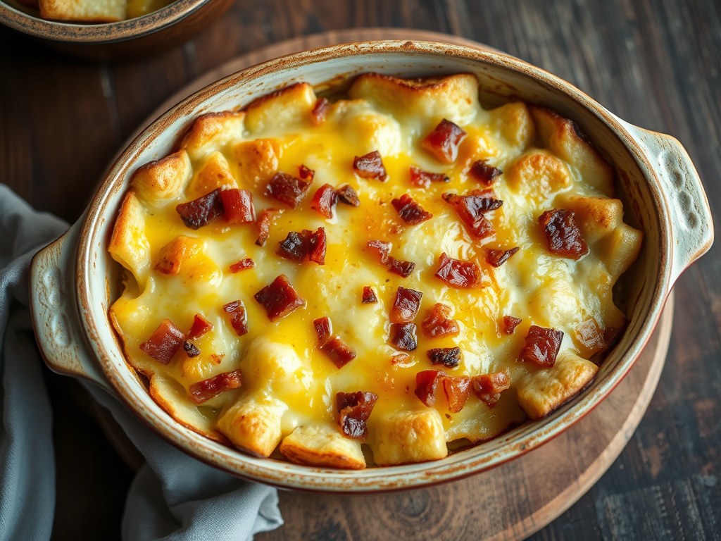 Tartiflette uit Grenoble, AI-gegenereerde illustratie