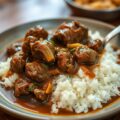 Tas ke babi = vlees met rijst schotel