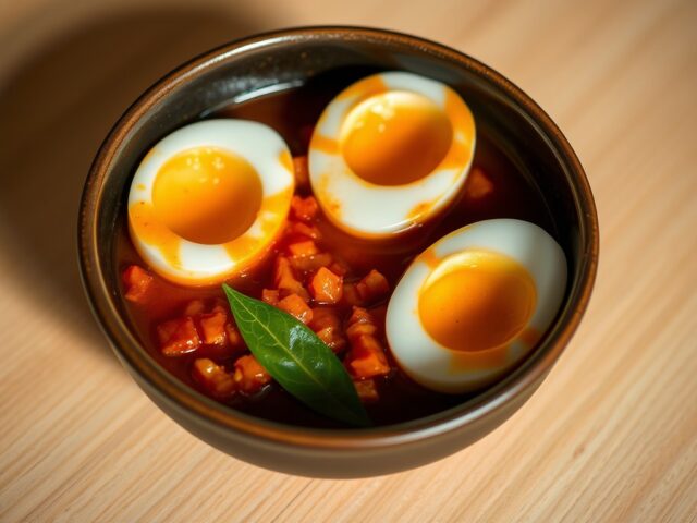 Telor Boemboe Bali (eieren op z’n Balinees)
