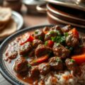 Tencere Kebabi = Vleesschotel met groenten