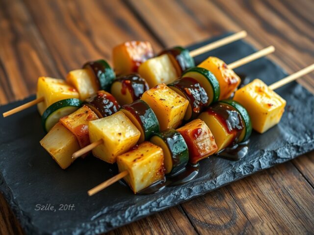 Teriyaki aardappelspiesjes