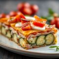 Terrine met courgette en ham