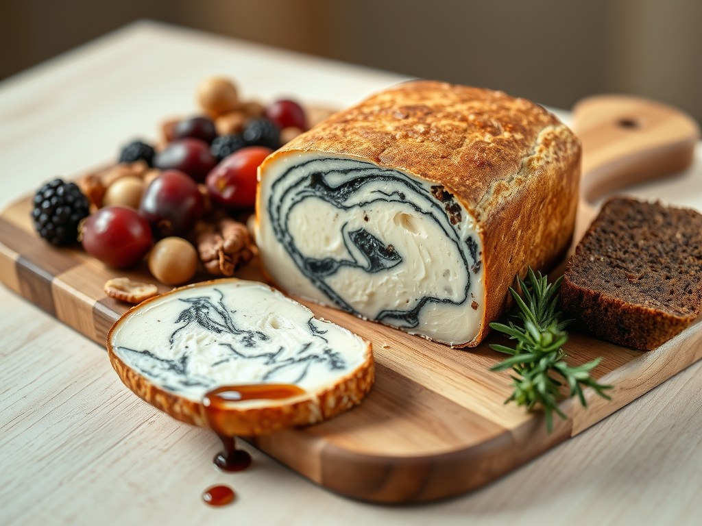 Terrine van 3 kazen, AI-gegenereerde illustratie