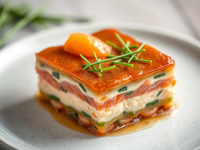 Terrine van fricandeau en zalm