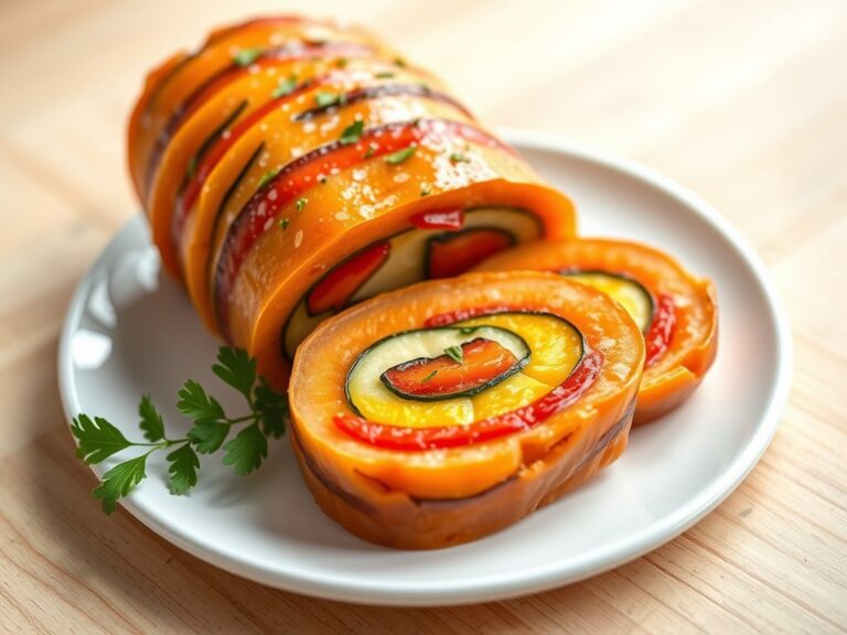 Terrine van gekleurde paprika’s