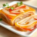 Terrine van gerookte paling in kerriegelei
