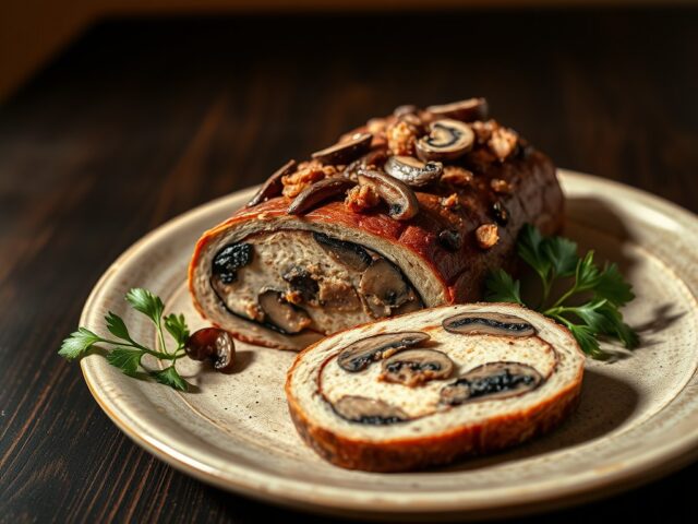 Terrine van paddestoelen