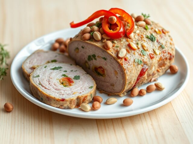 Terrine van roodpootpatrijs, pistachenoten(zie opm