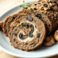 Terrine van wilde paddenstoelen met gekonfijte prei