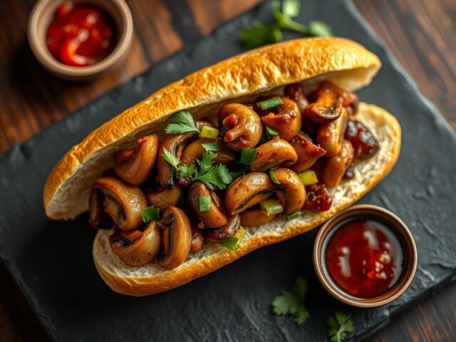 Thais gevulde stokbrood