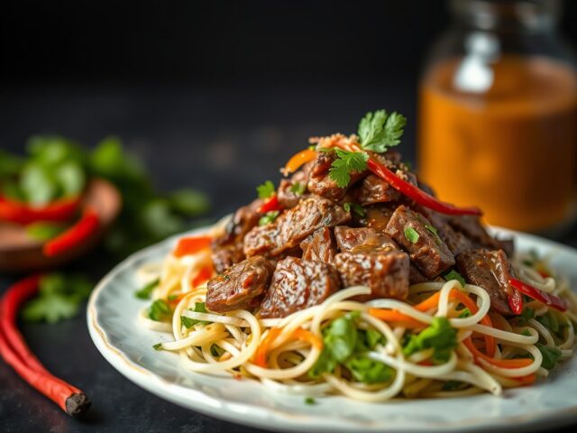 thaise biefstuksalade