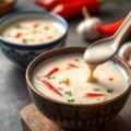 Thaise bouillonfondue met kokosmelk