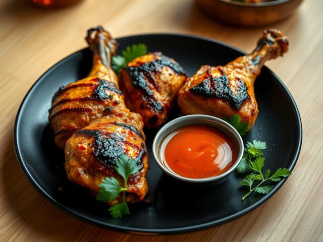 Thaise gegrilde kip